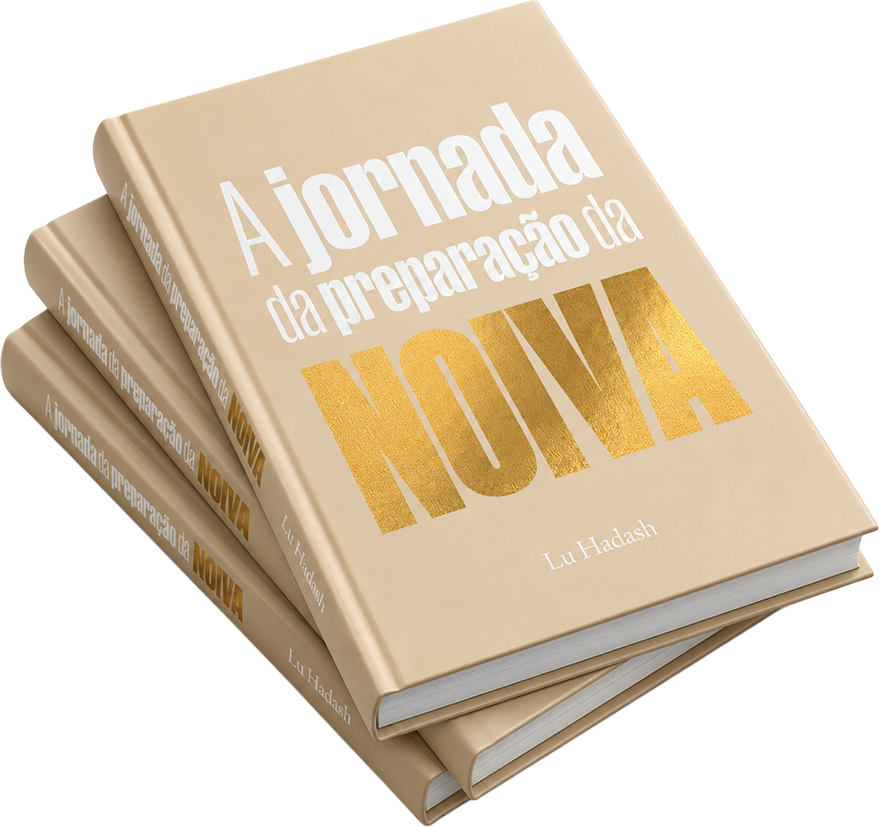 Capa do livro A Jornada da Preparação da Noiva, escrito por Lu Hadash